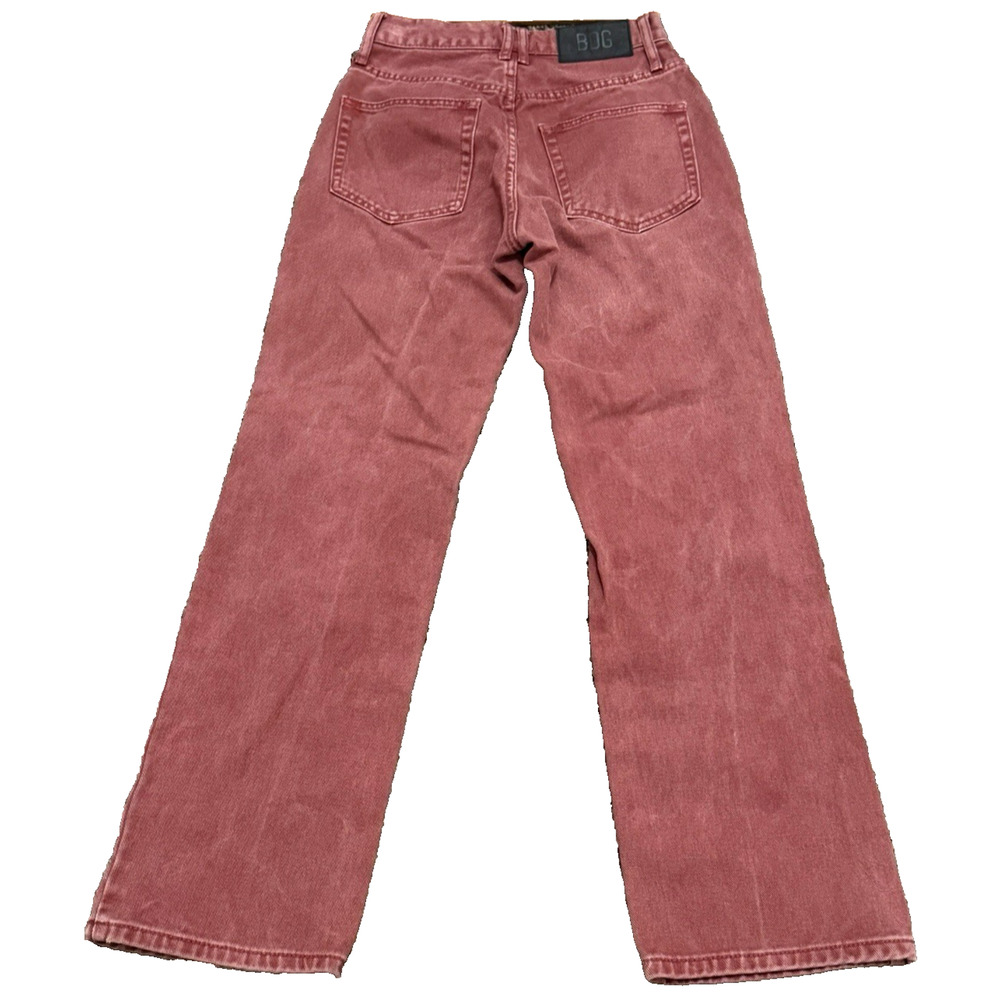 BDG Urban Outfitters Women's Jeans Size 24 Red Wash High Rise Front Seam Straigh